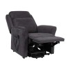 New York Dual Motor Riser Recliner in Graphite Grey